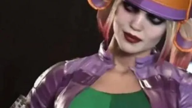 Game Injustice 2 Veste Violette portée par Harley Quinn Smith dans INJUSTICE 2 - Toutes les Scènes Harley Quinn - Mode Histoire