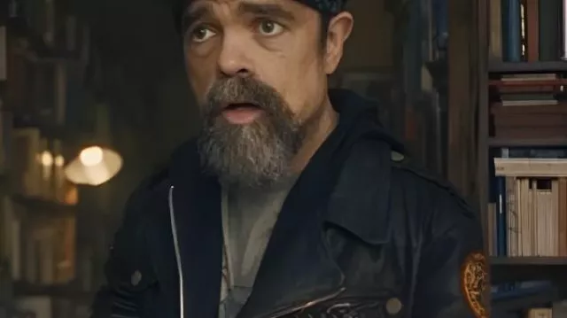 Peter Dinklage The Lowdown - Blouson en cuir noir vu dans The Lowdown (S01)