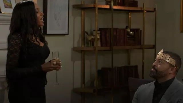 Leith Lace Cardigan worn by Hayley Lawson (Marquita Goings) as seen in Beyond the Gates (S01E152)