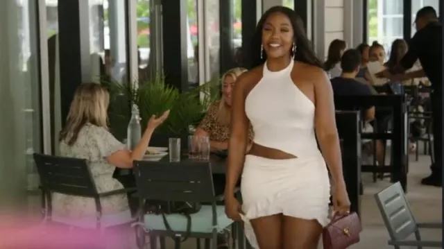 Fashion Nova Hot For Life Mini Dress worn by Jassi Harris as seen in The Real Housewives of Potomac (S10E03)
