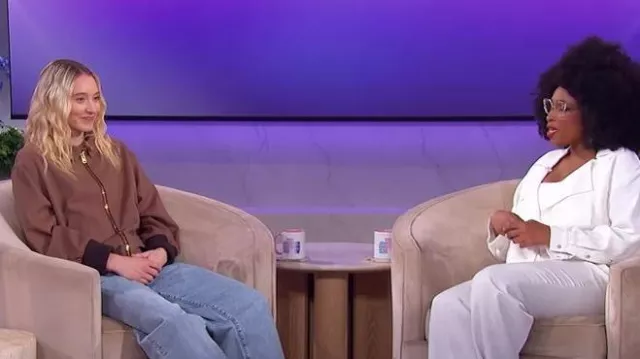 Veste Blouson en laine Coach portée par Zendaya telle qu’elle a été vue dans le spectacle de Jennifer Hudson le 5 octobre 2025