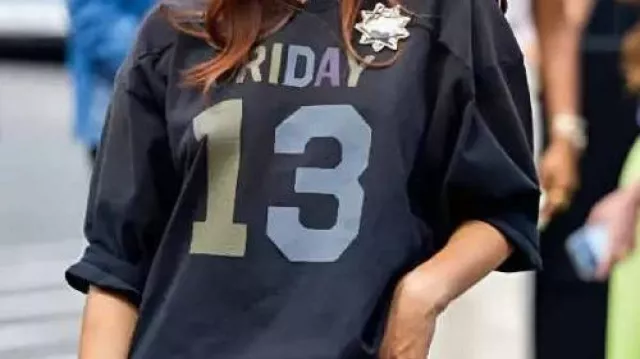 Jersey worn by Storm Reid in Coach Fashion Show 2025