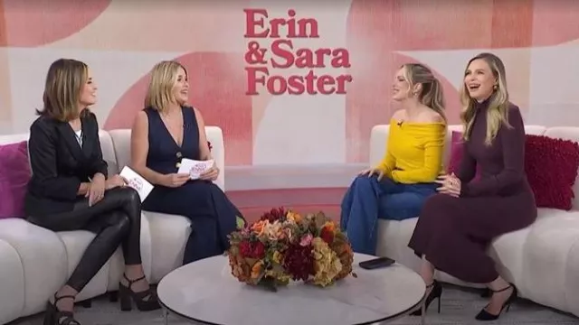 Pantalón Cara Cara Tristan usado por Jenna Bush Hager como se ve en Today with Jenna & Friends el 23 de octubre de 2025