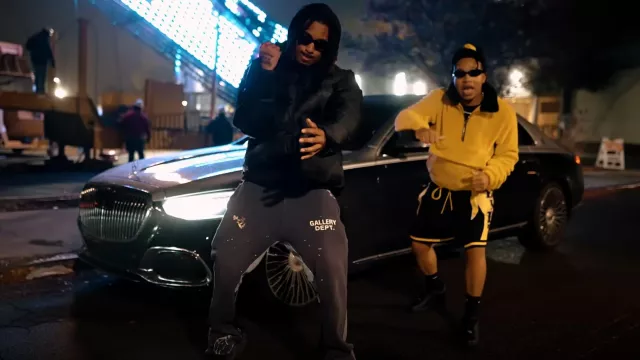 Balenciaga Black Tire-Sole 'Defender' Sneakers worn by DDG in Baby Rich & DDG - Know How I Get (Official Music Video)