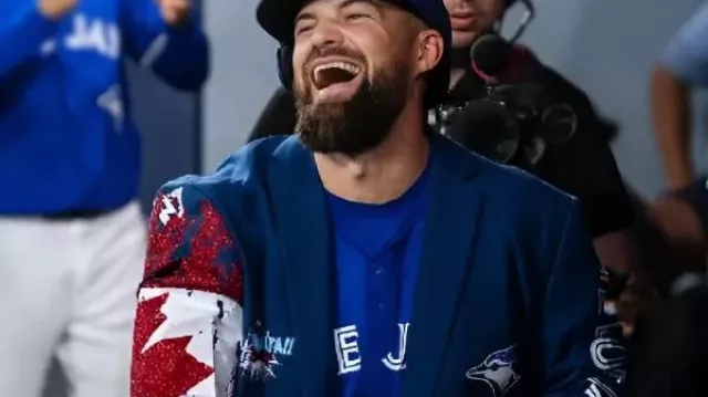Chaqueta de jonrón Nathan Lukes 2025 de los Toronto Blue Jays