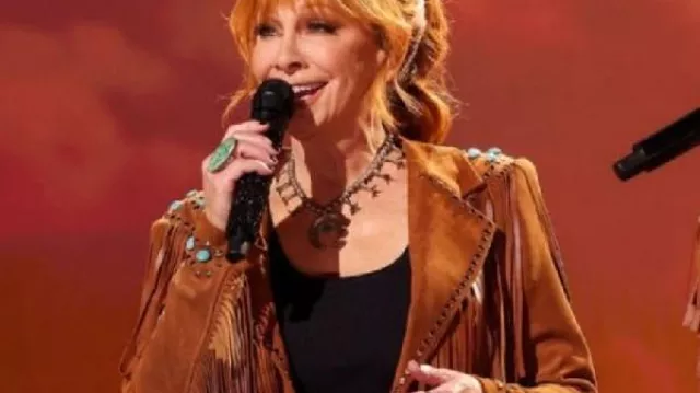 Reba McEntire 60e Academy Of Country Music Awards Veste à franges