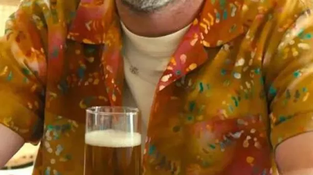 Chemise imprimée portée par Will (Seth Rogen) dans la série télévisée Platonic S02