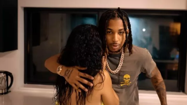 Audemars Piguet Rose Gold Skeleton Royal Oak worn by DDG in DDG - Trynna Link (Music Video)