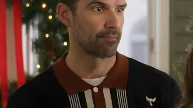 A Christmas Angel Match Sweatshirt worn by Michael (Benjamin Ayres) as seen in A Christmas Angel Match