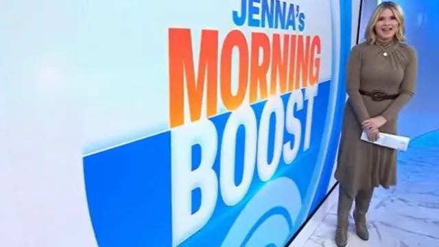 Veronica Beard Tarian Knee High Boot worn by Jenna Bush Hager as seen in Today on October 28, 2025