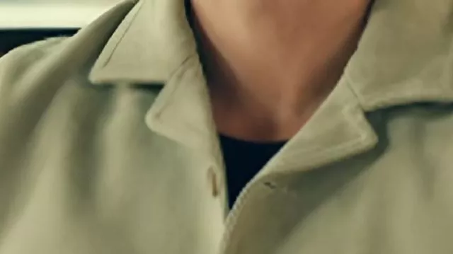 Veste en daim vert menthe portée par Self (Mark-Francis Vandelli) dans Made in Chelsea