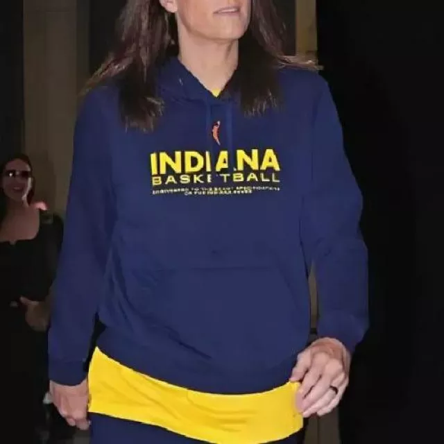 Indiana Fever Hoodie worn by Stephanie White in 2025 WNBA Playoffs Semifinal