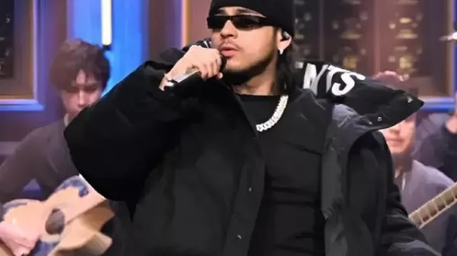 Jesús Ortiz Paz Tonight Show Starring Jimmy Fallon Puffer Jacket as seen in The Tonight Show Starring Jimmy Fallon