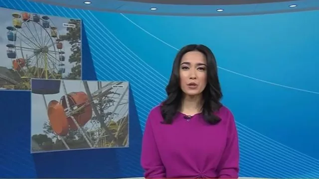 Anthropologie Le Pull Twofer Gemini + Robe porté par Emilie Ikeda tel que vu dans Today le 3 novembre 2025