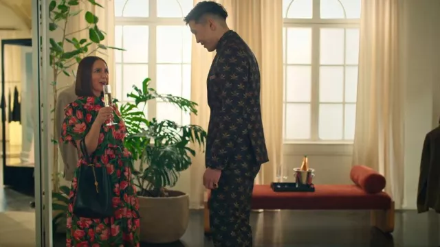 Paisley & Gray Sloane Tux Pants worn by Nicholas (Joel Kim Booster) as seen in Loot (S03E05)