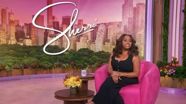 Amanda Uprichard Kya Jumpsuit worn by Sherri Shepherd as seen in Sherri on November 4, 2025