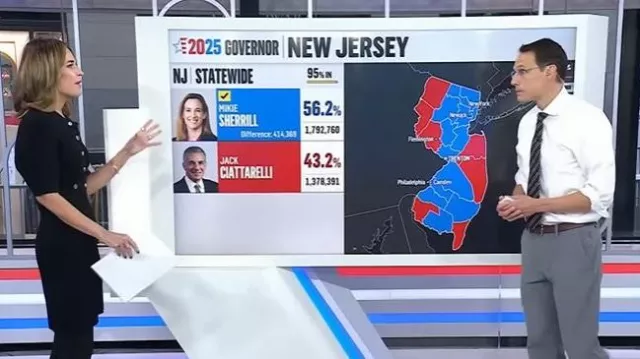 Veronica Beard Lauper Short Sleeve Minidress worn by Savannah Guthrie as seen in Today on November 5, 2025