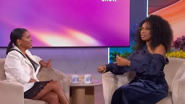 Simkhai Alice Off-The-Shoulder Top worn by Jennifer Hudson as seen in The Jennifer Hudson Show on  October 12, 2025