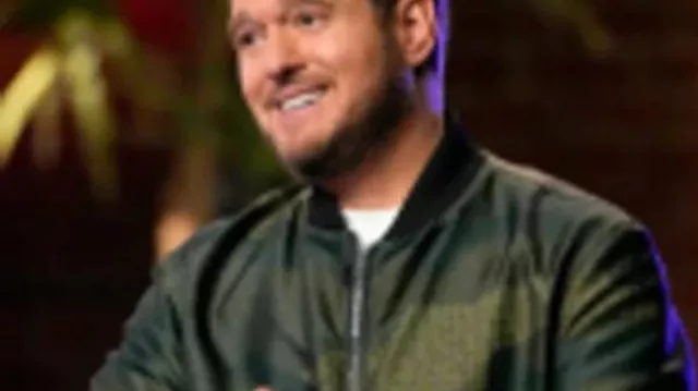 The Voice S28 Michael Buble Blouson aviateur camouflage de Michael Bublé dans The Voice