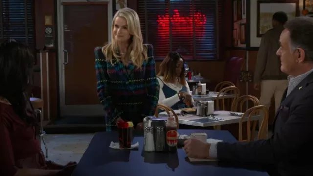 Sergio Hudson Double Breasted Blazer Dress worn by Vanessa McBride (Lauren Buglioli) as seen in Beyond the Gates (S01E157)