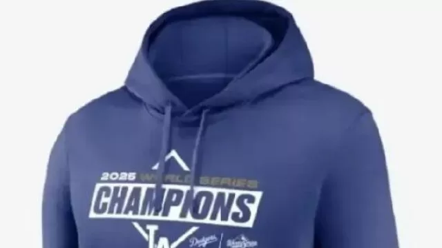 Sweat à capuche des Dodgers World Series porté par George Springer