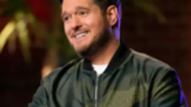 The Voice S28 Michael Buble Blouson aviateur camouflage de Michael Bublé dans The Voice