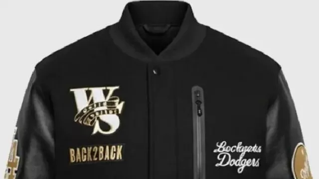 LA Dodgers World Series 2025 Back To Back Varsity Jacket worn by Steve Garvey