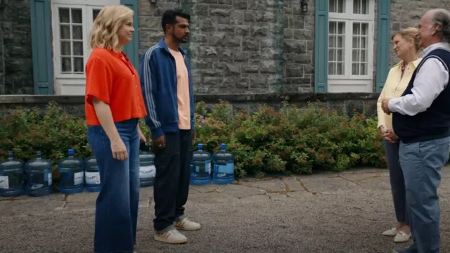 Adidas Forum 84 worn by Jay Arondekar (Utkarsh Ambudkar) as seen in Ghosts (S05E02)