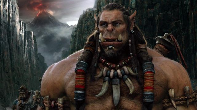 The mask of Durotan (Toby Kebbell) in Warcraft : The beginning