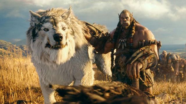 La figurine de Durotan (Toby Kebbell) dans Warcraft : Le commencement