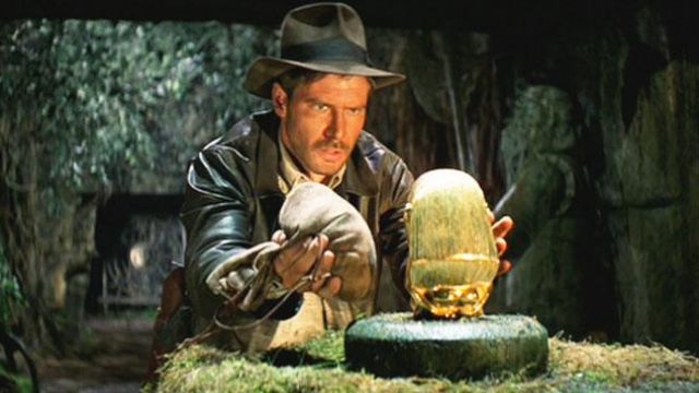 The idol of gold used by Harrison Ford Indiana Jones in Raiders