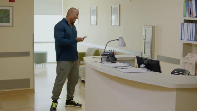 The sneakers Under Armour Spencer Strasmore (Dwayne Johnson) in Ballers