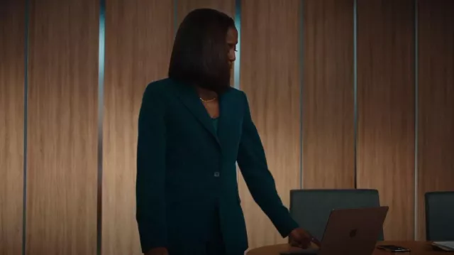 Kobi Halperin Jordi Blazer porté par Olympia Lawrence (Skye P. Marshall) comme on le voit dans Matlock (S02E04)