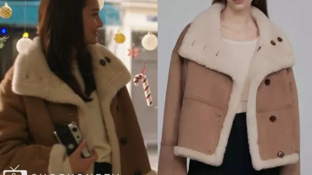 The Summer I Turned Pretty S3 Belly Conklin Sherpa Jacket worn by (Lola Tung) in The Summer I Turned Pretty (S03)