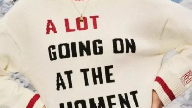 A Lot Going On At The Moment Sweater worn by Taylor Swift