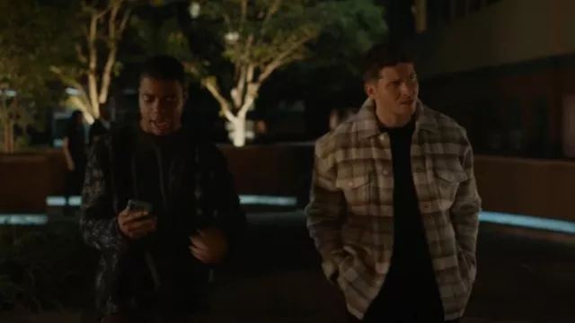 Veste Reiss Mellish portée par Evan Buckley (Oliver Stark) telle que vue dans 9-1-1 (S09E06)