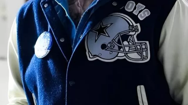 Halftime Show Dallas Cowboys Jacket worn by Post Malone in Post Malone to perform at Cowboys' Thanksgiving halftime show