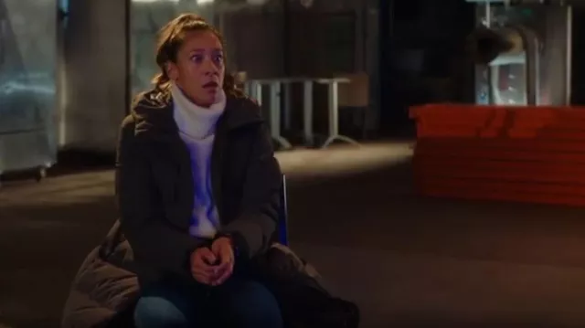 Gabriela Hearst Wigman Knit Turtleneck Sweater worn by Sarah Truong (Mayko Nguyen) as seen in Hudson & Rex (S08E07)