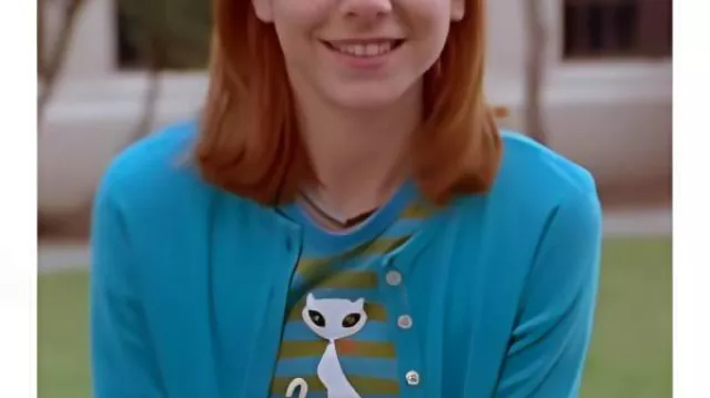 Buffy The Vampire Slayer S3 Alyson Hannigan Striped Cat Tee