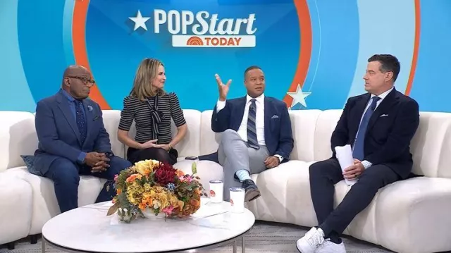 Reebok Club C 85 Lace-Up Mens Sneakers worn by Carson Daly as seen in Today on November 21, 2025