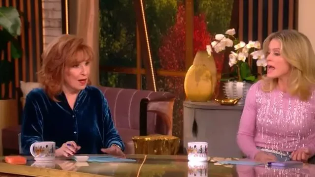 Eileen Fisher Classic Collar Long Shirt worn by Joy Behar as seen in The View on November 20, 2025