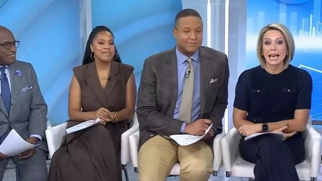 Lisi Lerch Large Audrey Earrings worn by Dylan Dreyer as seen in Today on November 24, 2025