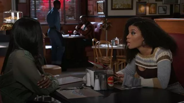 Aldo Faringdon Earrings worn by Eva Thomas (Ambyr Michelle) as seen in Beyond the Gates (S01E165)