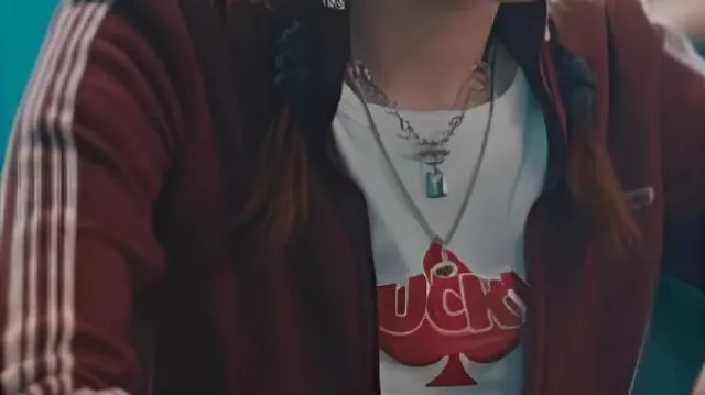 Red Track Jacket worn by Gemma (Aimee Lou Wood) in Daddy Issues