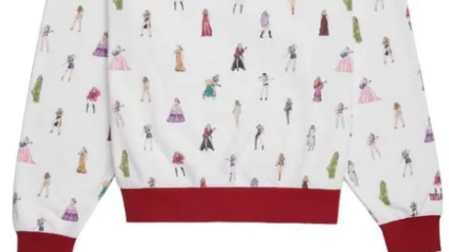 The Eras Tour Crewneck Sweatshirt worn by Taylor Swift in ERAS TOUR merch sizing review #shorts