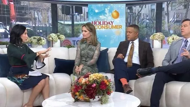 Ted Baker Emileen Floral Minidress worn by Vicky Nguyen as seen in Today on  November 25, 2025