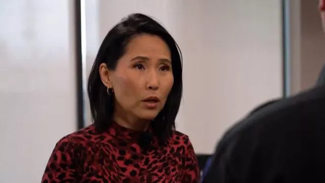 Allsaints Eedar Kiara T-Shirt worn by Vicky Nguyen as seen in Today on November 25, 2025