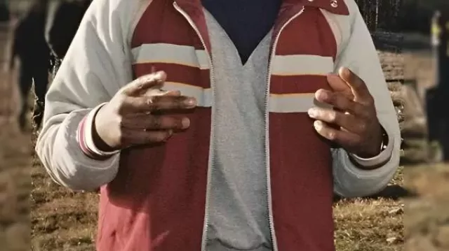 Bomber Jacket worn by (Lucas Sinclair) in Stranger Things: The Rightside Up