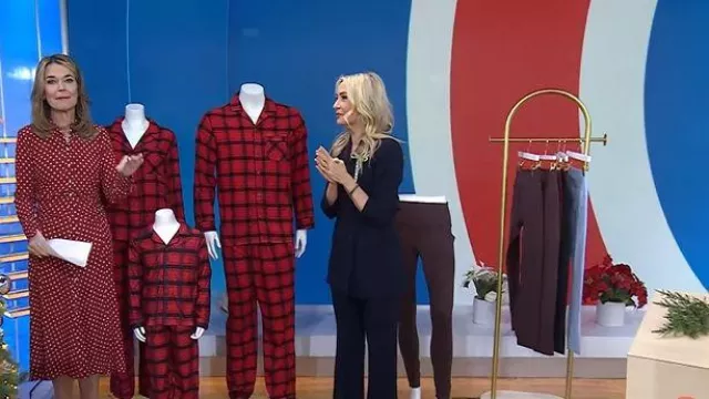 Pantalon Elie Tahari Fit & Flare porté par Chassie Post tel que vu dans Today le 1er décembre 2025