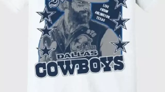 Post Malone Graphics T-Shirt worn by Post Malone in Post Malone FULL Thanksgiving Halftime Show